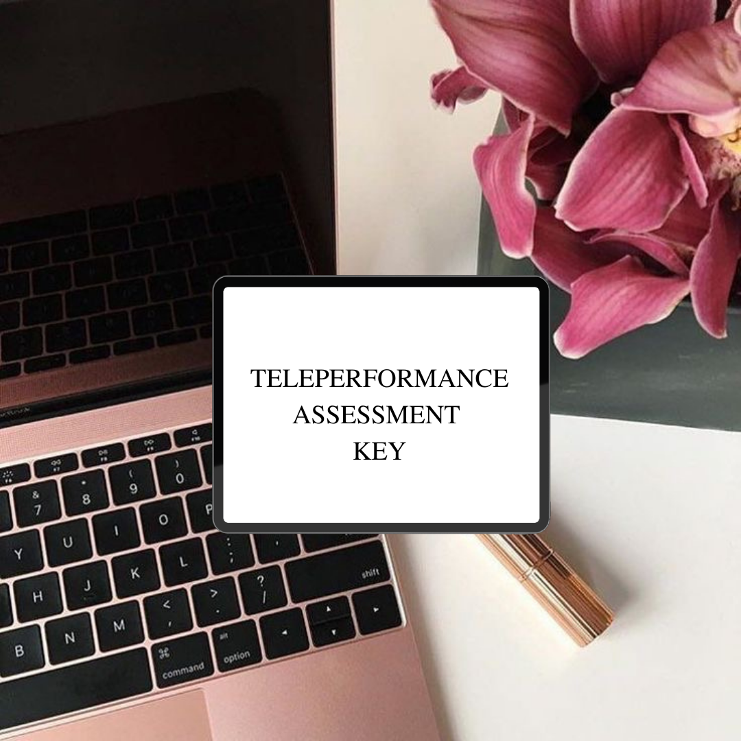 Teleperformance Assessment Key