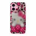 HK 3D Rhinestone Leopard Phone Case