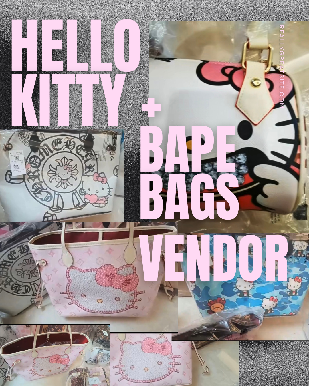 Hello kitty|Bape bags vendor